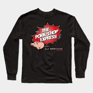 Pork Chop Express Bold Outline Long Sleeve T-Shirt